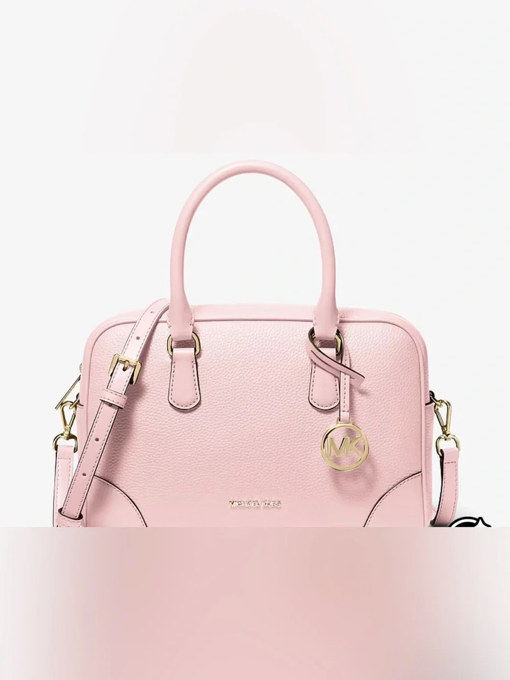 Michael Kors Thompson Pebbled Leather Satchel BRAND NEW - Picture 1 of 4